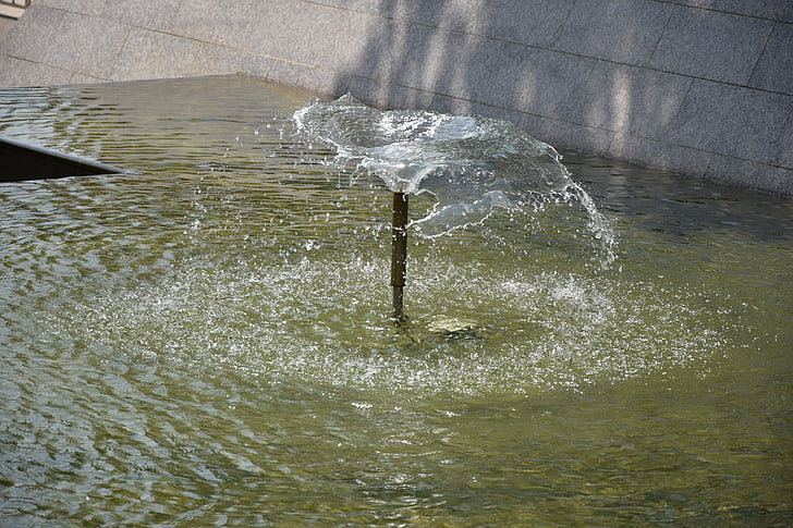vann, fontene, Sommer