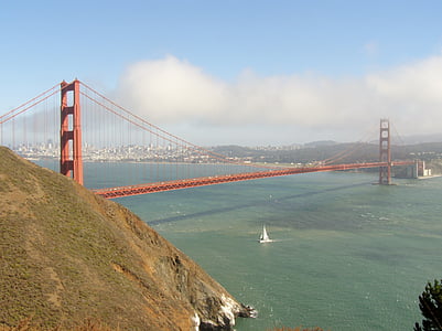 San francisco, híd, Bay, California, Francisco, San, arany
