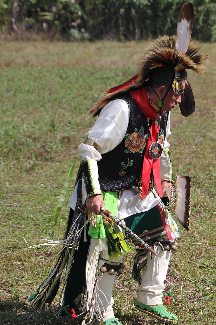 nativos americanos, bailarina, traje, oeste americano, indios, histórico, tribal