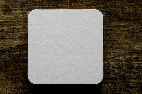 beer coasters, blank, drink, table, paper, pulpboard, rounded