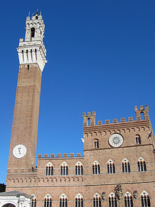 Palazzo pubblico, Siena, Toscana, Itália, Praça del campo