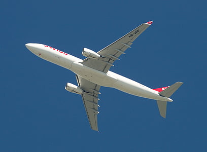 Airbus a330, Šveicarijos oro linijų, zurich oro uostas, srove, aviacijos, transporto, oro uostas