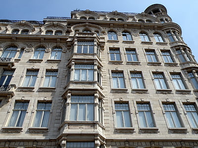 Antwerpen, oostenstraat, Gebäude, Fassade, außen, Architektur, historische