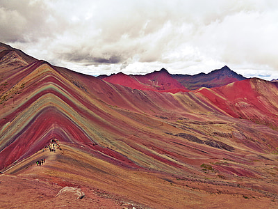 Perú, Cusco, montaña de arco iris, paisaje
