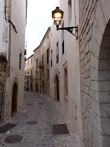 Ibiza, staro mestno jedro, Španija, Balearski otoki, zgodovinsko, Romantični, mesto