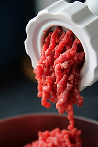 mincer, minced meat, ground beef, do it yourself, hack, minced ' meat, food processor