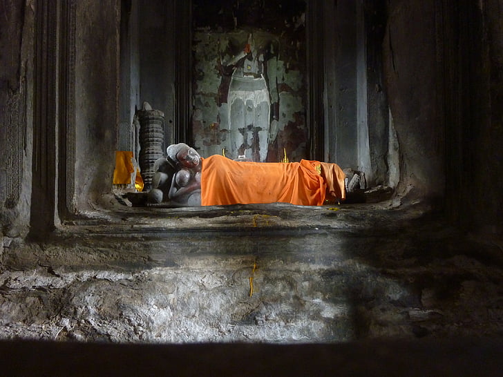 Camboja, Angkor wat, Templo de, Buda, altar