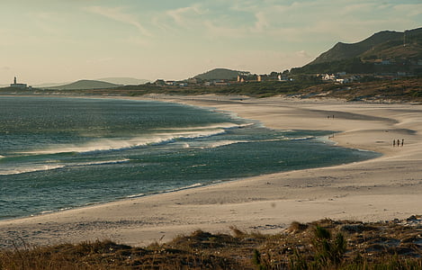 Španielsko, Galicia, Beach, Cape, Port