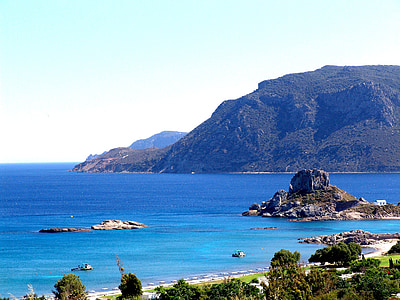 Grèce, île de Kos, Baie Bleue