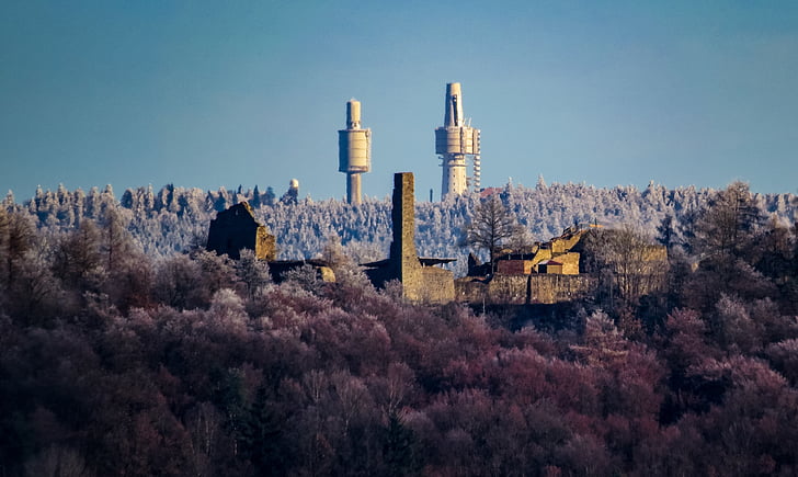 Castle, Tower, fæstning, slotte, Tyskland, knight's castle, Vagttårnet