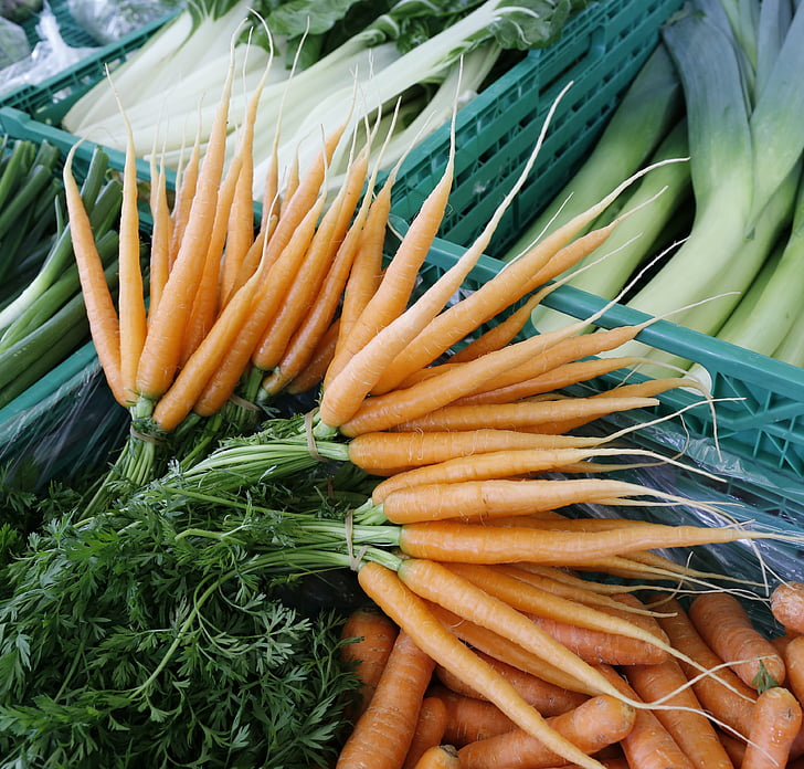 морква, овочі, ринок
