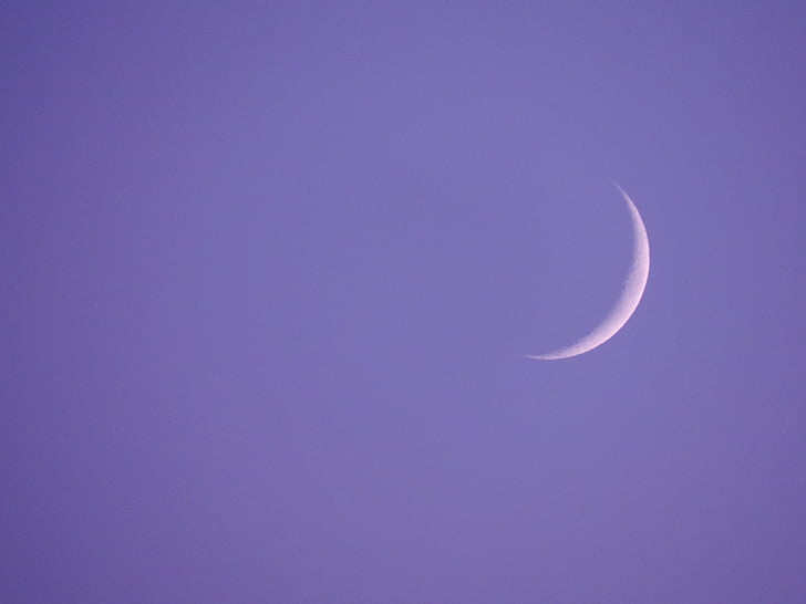 ramadan, shiva moon, new moon, moon, copy space, astronomy, backgrounds