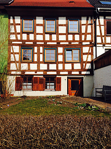 home, fachwerkhaus, truss, building, architecture, tuttlingen, germany