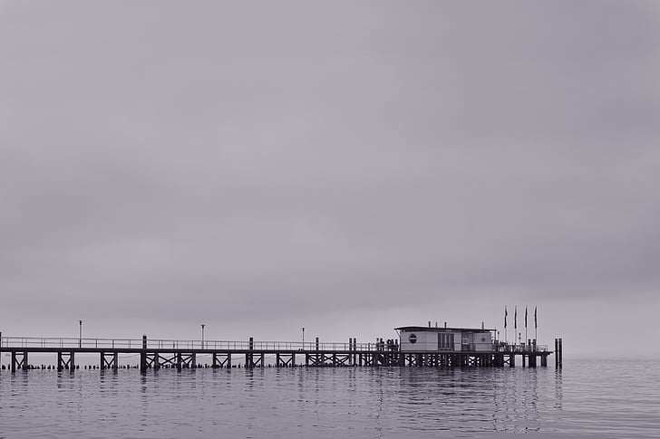 Boardwalk, Кей, вода, уеб, Пиер, порт, Боденското езеро