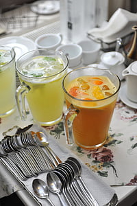 morning event, lemonade, orange