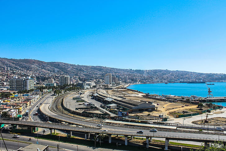 Baron hill, Valparaiso, Chile, Hills, City, Heritage, Port Valparaíso