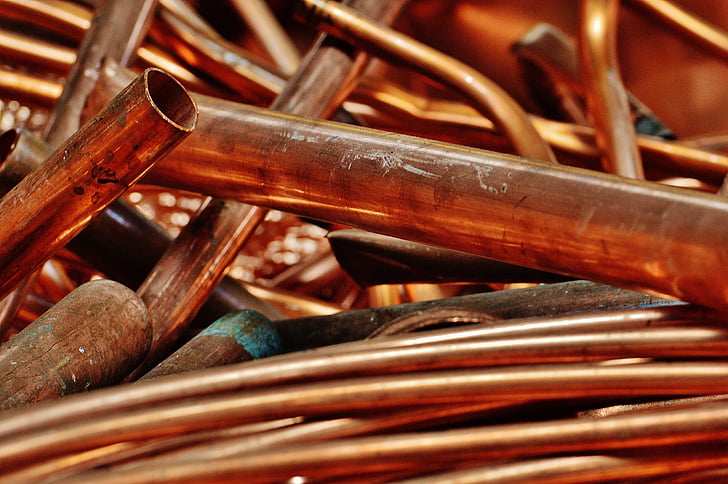 copper, scrap metal, scrap, disposal, recycling, reuse, collection point
