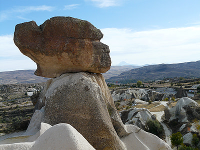 Caffrey gabelfelsen, Ürgüp, chaminé de fada, forma de cogumelo, tufa, Património Mundial da UNESCO, Rock - objeto