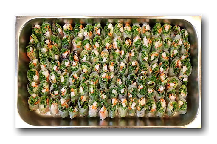 Korejština, jídlo, springroll