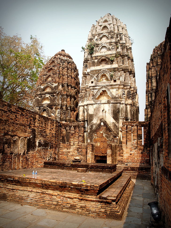 antiga, arquitectura, Art, Àsia, Ayutthaya, Bangkok, bonica