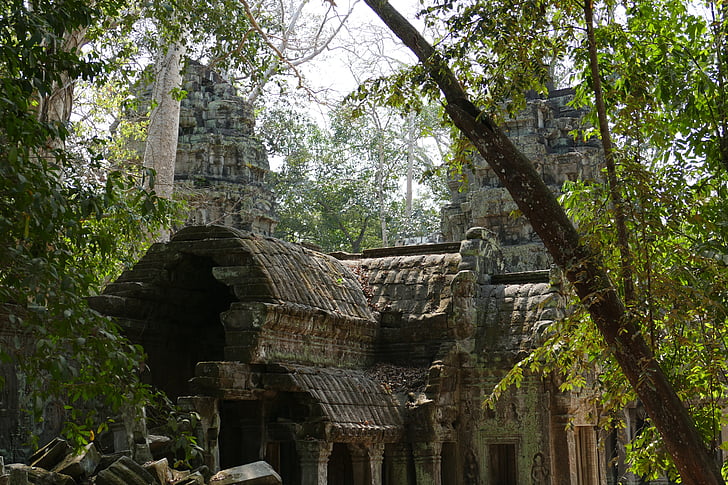 Angkor, Angkor wat, Cambodja, Temple, Asien, tempel kompleks, historisk set