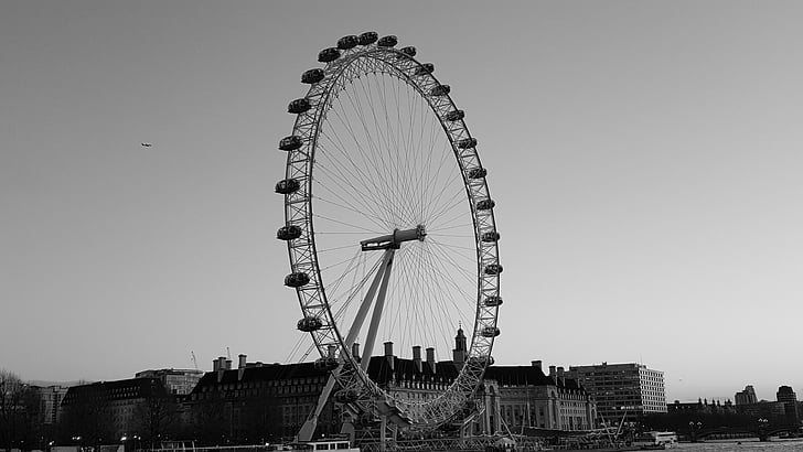 London, ögat i london, London eye, pariserhjulet London