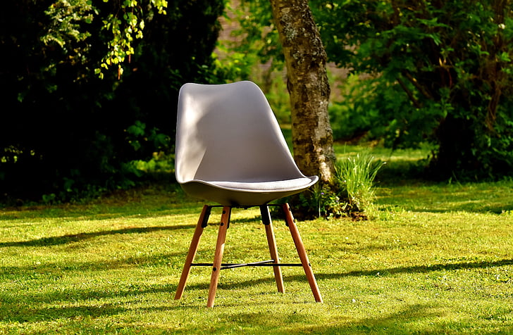 krzesło, ogród, Fotel, nowoczesne, Latem, Natura, meble