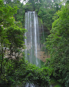 thác nước, Thiên nhiên, Cascade, du lịch, Guinea, Kindia, bridal veil falls