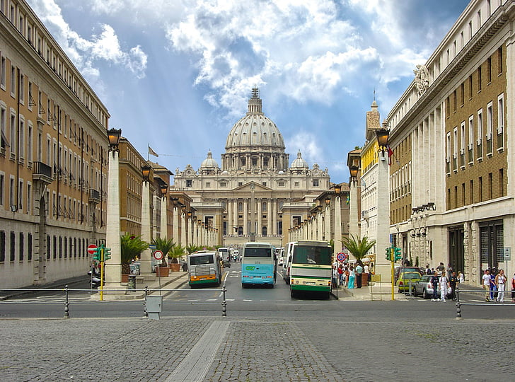 rome, st peters, saint peters, vatican, city, italy, italian