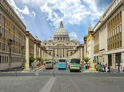 Rim, St peters, Saint peters, Vatikan, grad, Italija, talijanski
