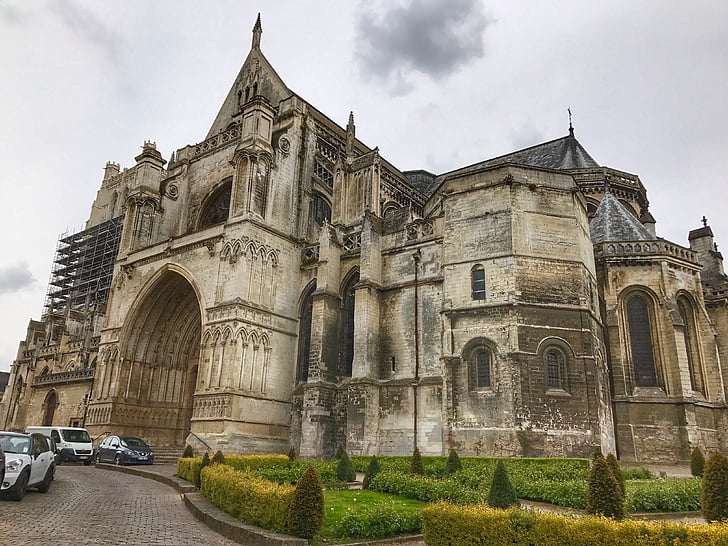 Saint-omer, Frankrike, katedralen, Pas de calais, religion, katolikker, kirke