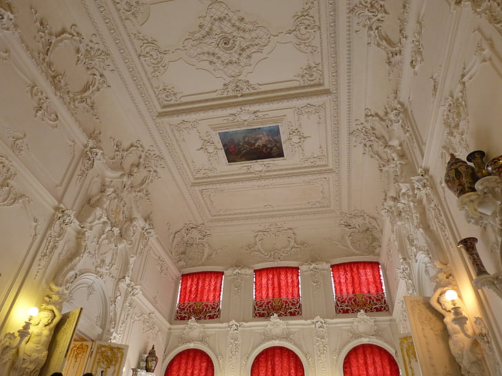 St. petersburg, Rússia, Historicamente, Palácio, arquitetura, Sankt petersburg, Palácio de Catarina