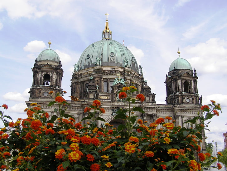 Growing, Berlīne, baznīca, arhitektūra, slavena vieta, katedrālē, dome