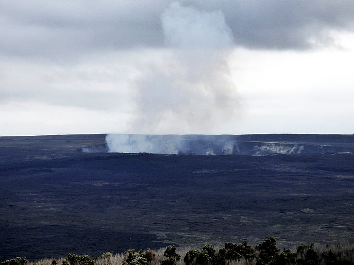 vulkan, na Havajima, Kilauea, krajolik, putovanja, lave, krater