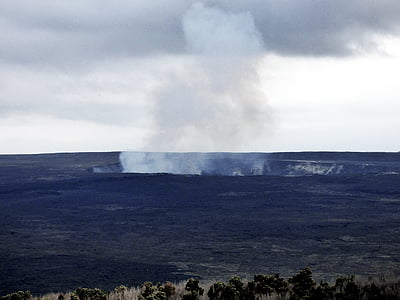 volcano, hawaii, kilauea, landscape, travel, lava, crater