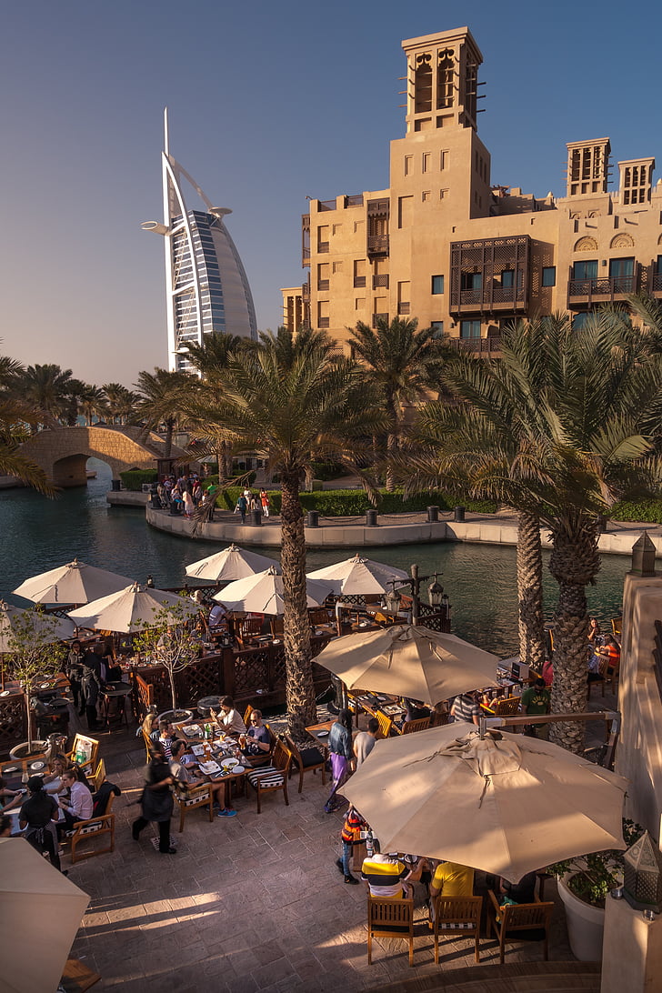 Dubai, Hotel, Árabe, Emiratos, Emiratos Árabes Unidos, viajes, arquitectura