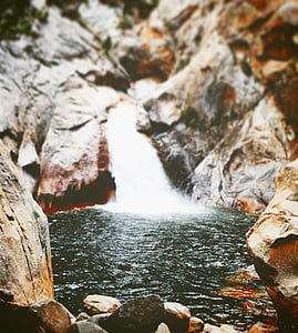 roques, penya-segat, cascades, l'aigua, natura, entelar, l'aire lliure