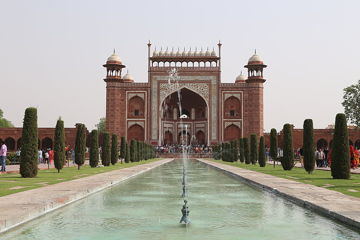 India, Agra, reise, graven, arkitektur, mesterverk, islam