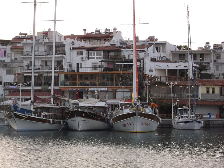 Datça, Marine, bordo, Yachts
