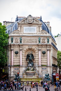 파리, 관광, 기념물, 동상, 유명한 장소, 아키텍처, 유럽