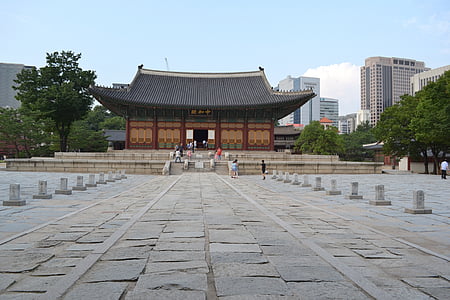 dyd kotobuki helligdom, Seoul, forbudte by, gamle skole, gammeldags, Villa, Square