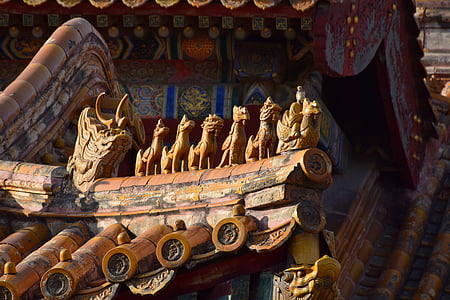 china, forbidden city, decorating, asia, architecture, cultures, temple - Building