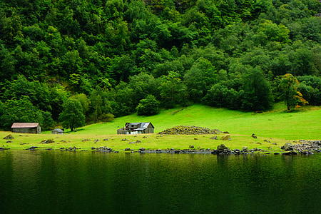 fjord, Norwegia, songne, Nordik