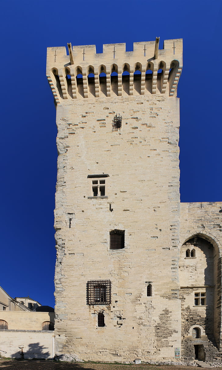 Avignon, tornet, arkitektur, historiskt sett, påven, Palace, södra Frankrike