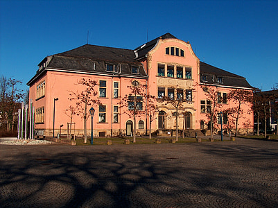 escola, edifício, arquitetura, casa, Hockenheim, educação, estrutura