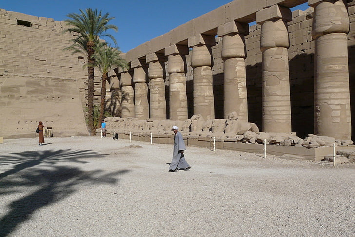 Egypt, Karnak, chrám, staroveku