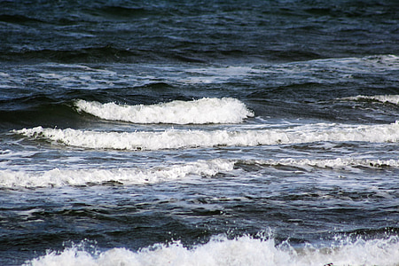 nước, làn sóng, bọt, tôi à?, đầu, nền tảng, chuyển động sóng