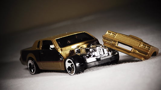 Buick, GN, Odlitek, miniaturní, Camaro, Maquette, kola
