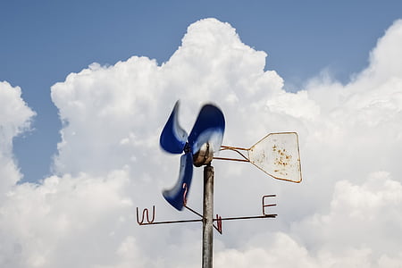 風速計, 風速計, 風, 天気, 速度, 機器, 方向