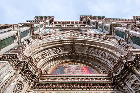 Florencija, katedra, Menas, paminklas, Toskana, Italija, Architektūra